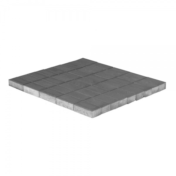 Тротуарная плитка Braer Прямоугольник Серый, 240х120х70 мм