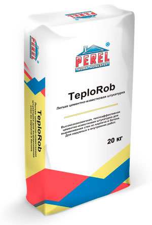 Легкая цементно-известковая штукатурка PerelTeploRob