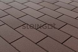 Тротуарная плитка Прямоугольник 200*100*40 Темно-коричневый