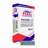 Цементная шпатлевка PEREL Facade-c 0650 серая, 25 кг