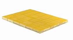 Тротуарная плитка BRAER Прямоугольник Желтый h=40mm