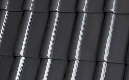 Черепица керамическая PIEMONT Titan-grau glasur рядовая