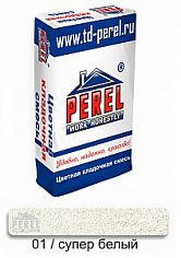 Цветная кладочная смесь PEREL NL супер белый 25 кг