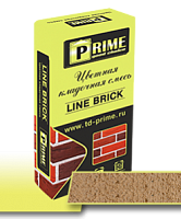 Цветная кладочная смесь Prime "Line Brick", Кремово-желтая 25 кг